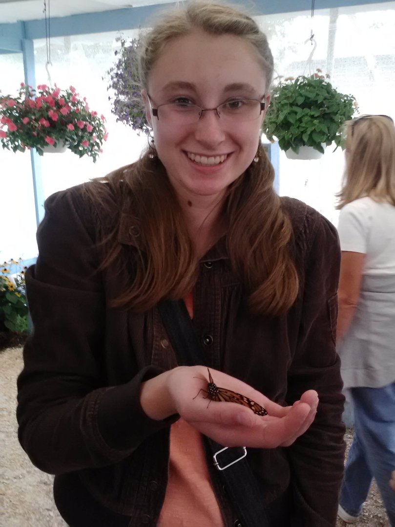 the monarch butterfly tent was really neat!