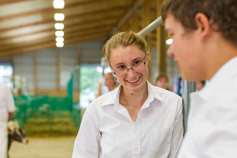 waiting to show my goat