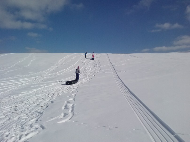 Sledding with Emily (you can see more pics at her blog here!)