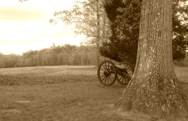 Cannon at the Bloody Angle 