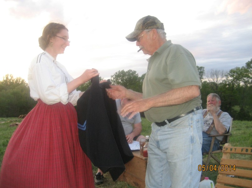 Foxy's highly official promotion ceremony, complete with beef jerky! :)