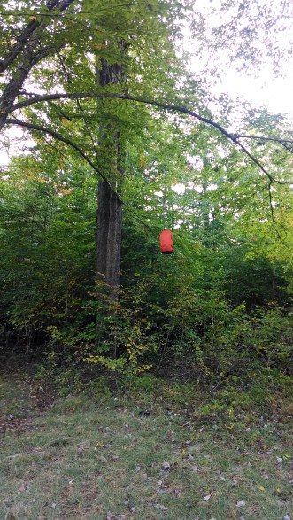 I was rather proud of my bear bag hanging skills...what can I say, I'm easily amused :)