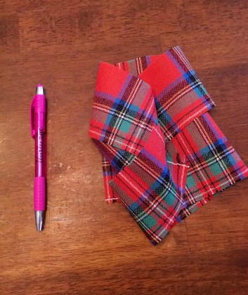 Sewing a Braveheart Kilt Part II: remaining fabric (A Weekend of Polite Society)