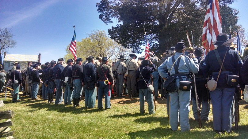 150th Appomattox: Confederate surrender ceremony 2 (https://thefarmingdaughter.com/2015/05/18/150th-appomattox/)
